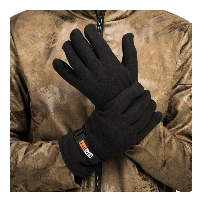 GUANTES FORRO POLAR AJUSTABLE SPORT WORLD BLUE ESTILO POLAR - 4
