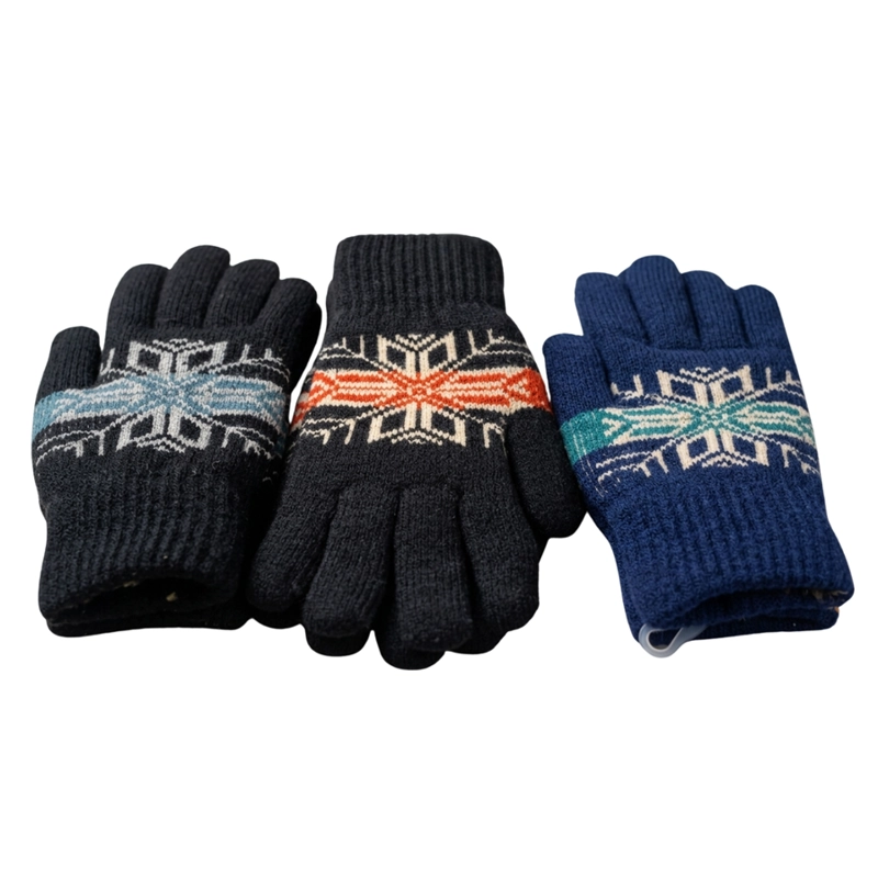 PACK 3 GUANTES DE LANA TÉRMICO CON CHIPORRO SURTIDOS - 2