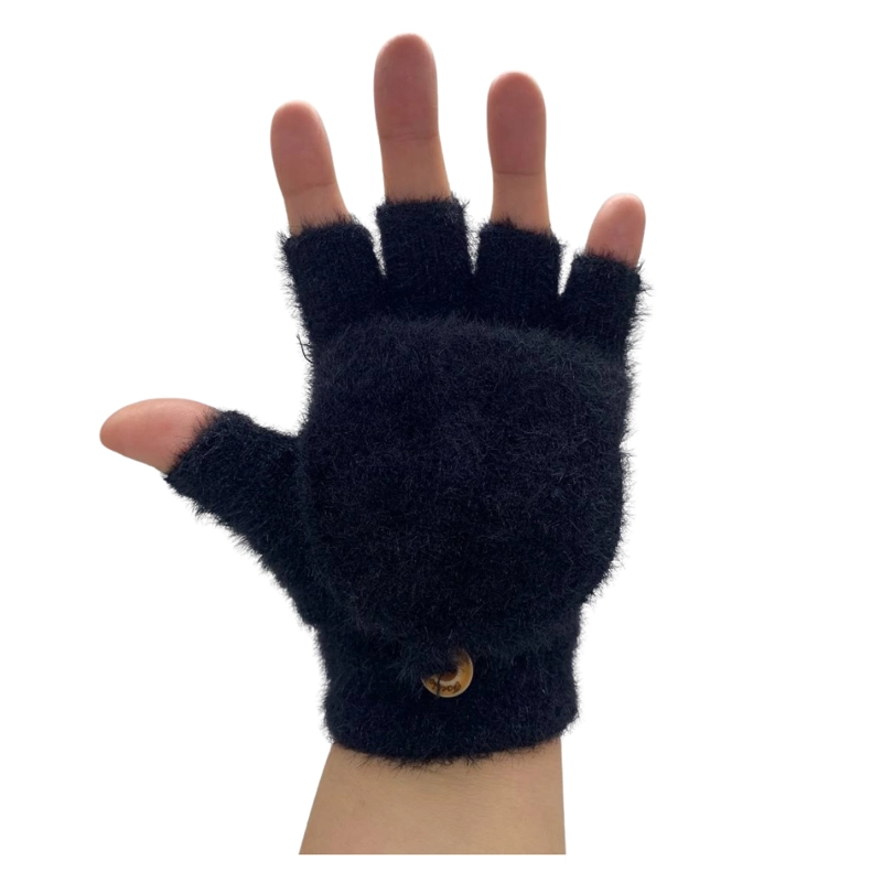 GUANTES HÍBRIDOS INVIERNO TÉRMICO CON BOTÓN SUJECIÓN - 2