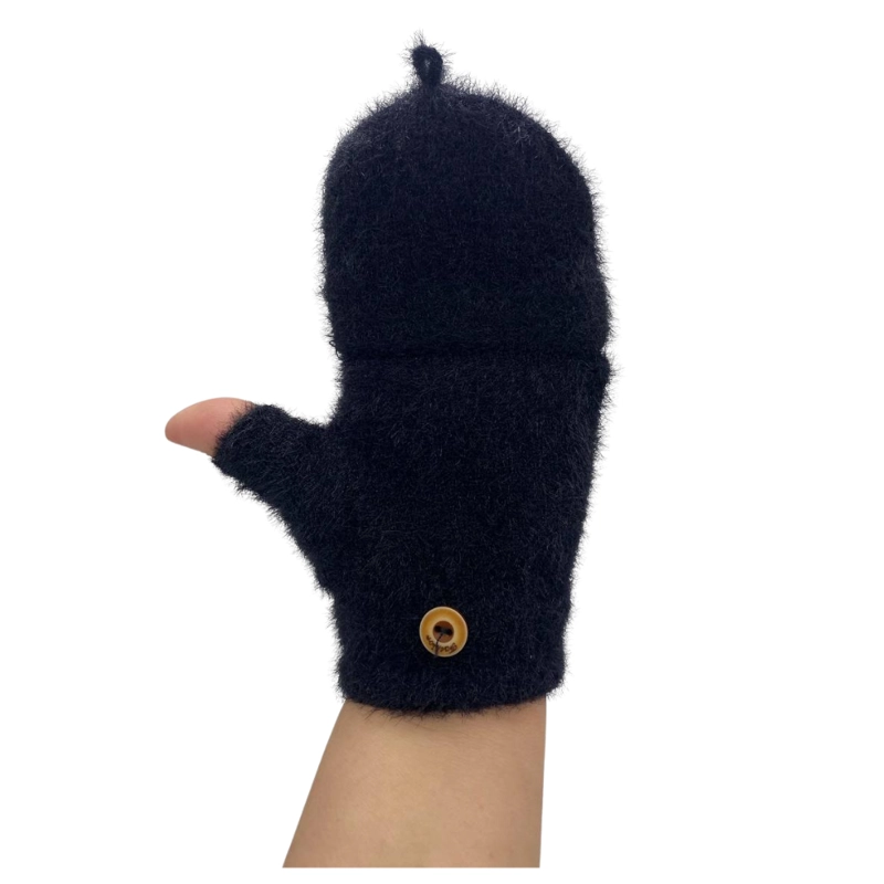 PACK 12 GUANTES TÉRMICOS DE INVIERNO SIN DEDOS CONVERTIBLES - 3