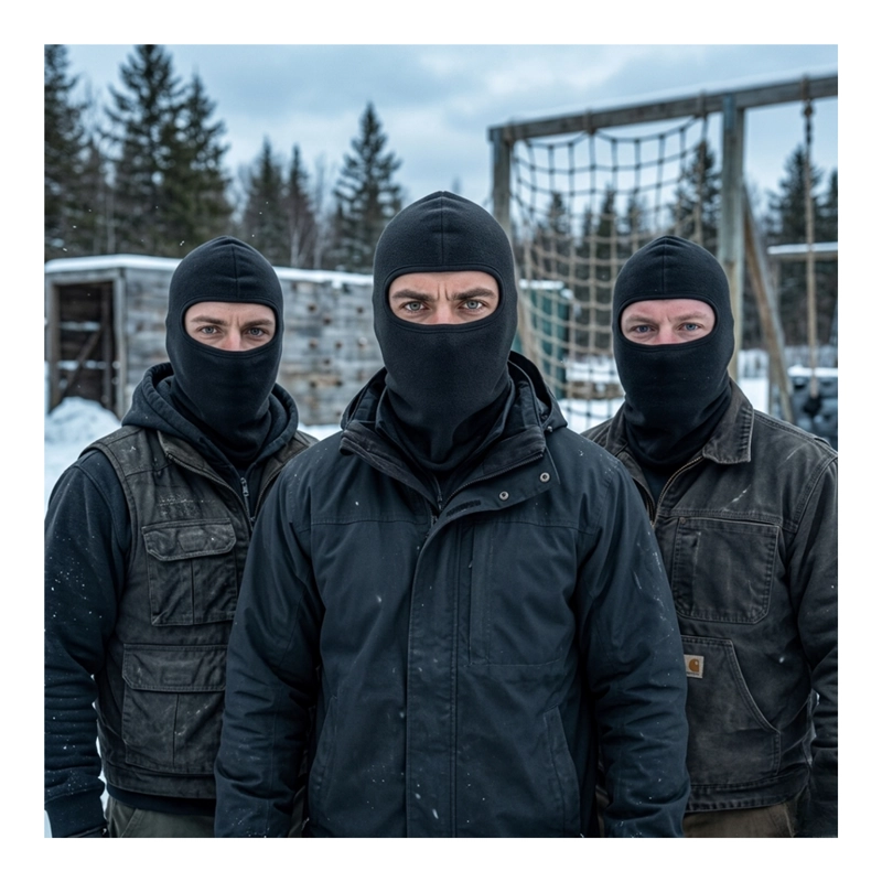 PACK 3 BALACLAVAS TÉRMICAS DE INVIERNO MOTO, CICLISMO, ESQUÍ - 1