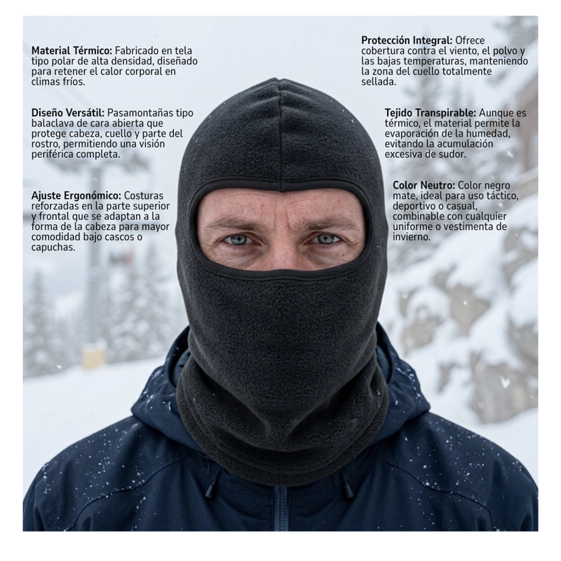 PACK 12 BALACLAVAS TÉRMICAS DE INVIERNO MOTO, CICLISMO, ESQUÍ - 5