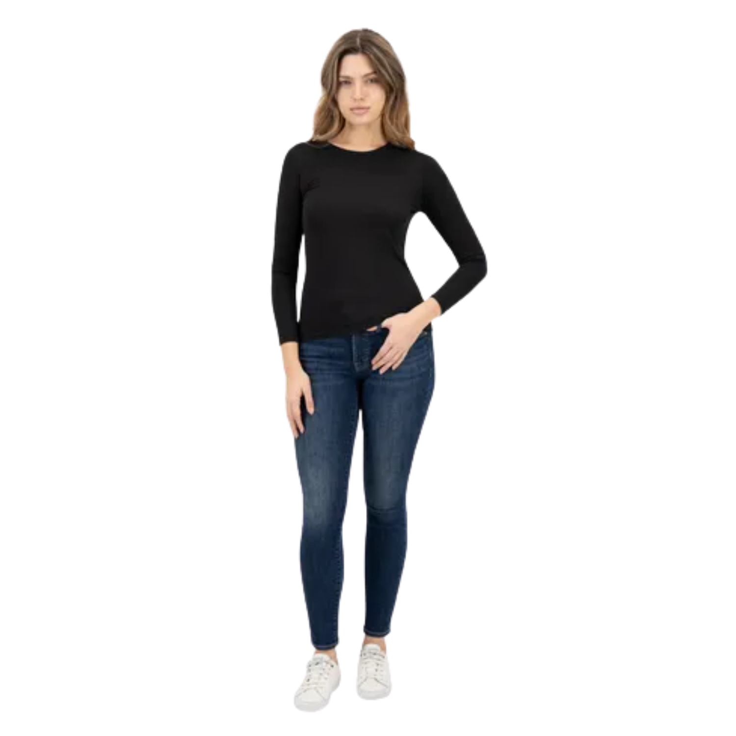 CAMISETA LOLA BAMBÚ CUELLO C NEGRO - 2