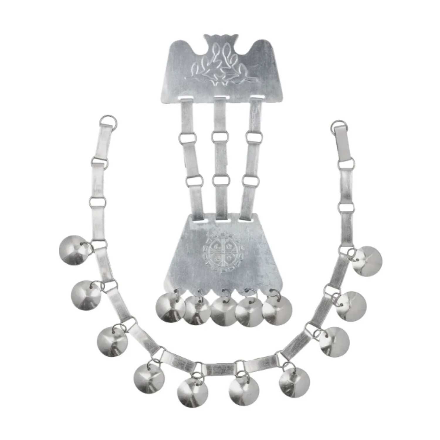 ACCESORIO TRAPELAKUCHA TRARILONCO MAPUCHE METALICO - 1