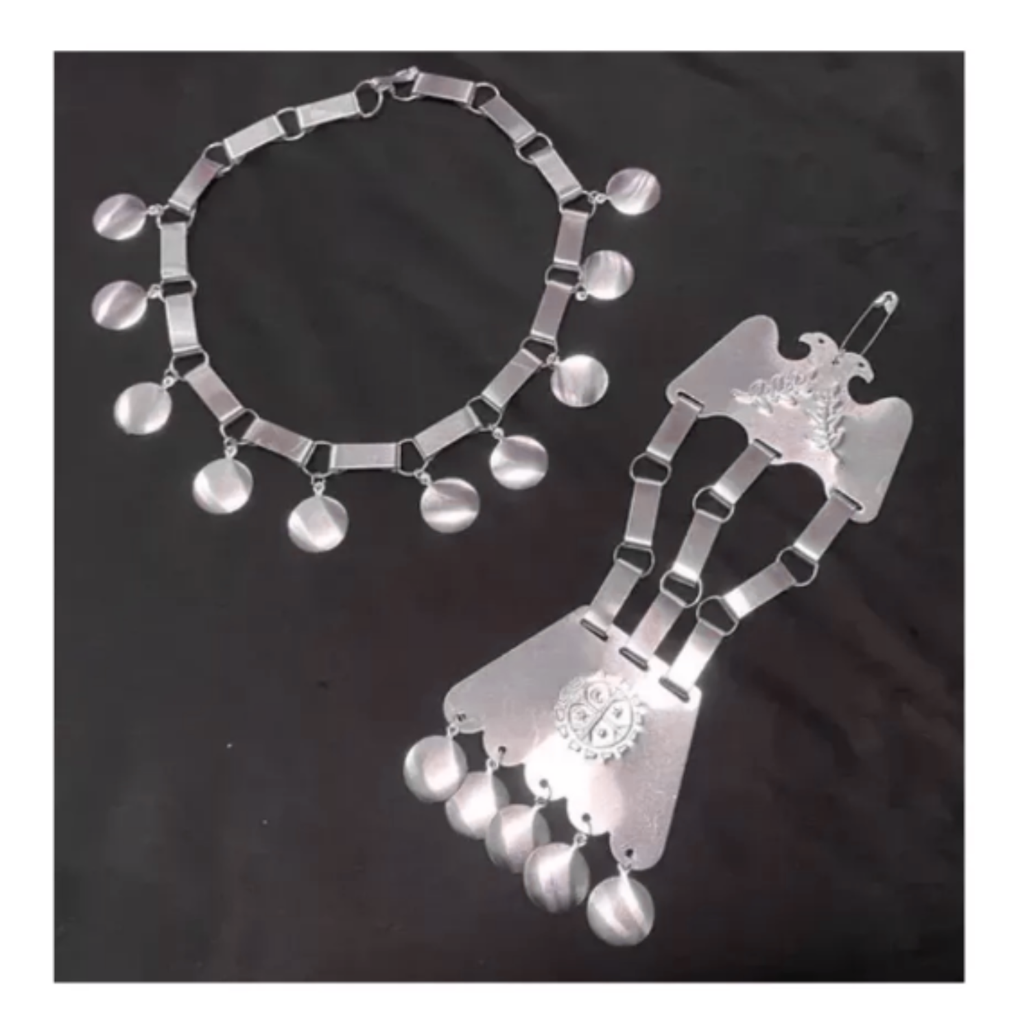 ACCESORIO TRAPELAKUCHA TRARILONCO MAPUCHE METALICO - 4