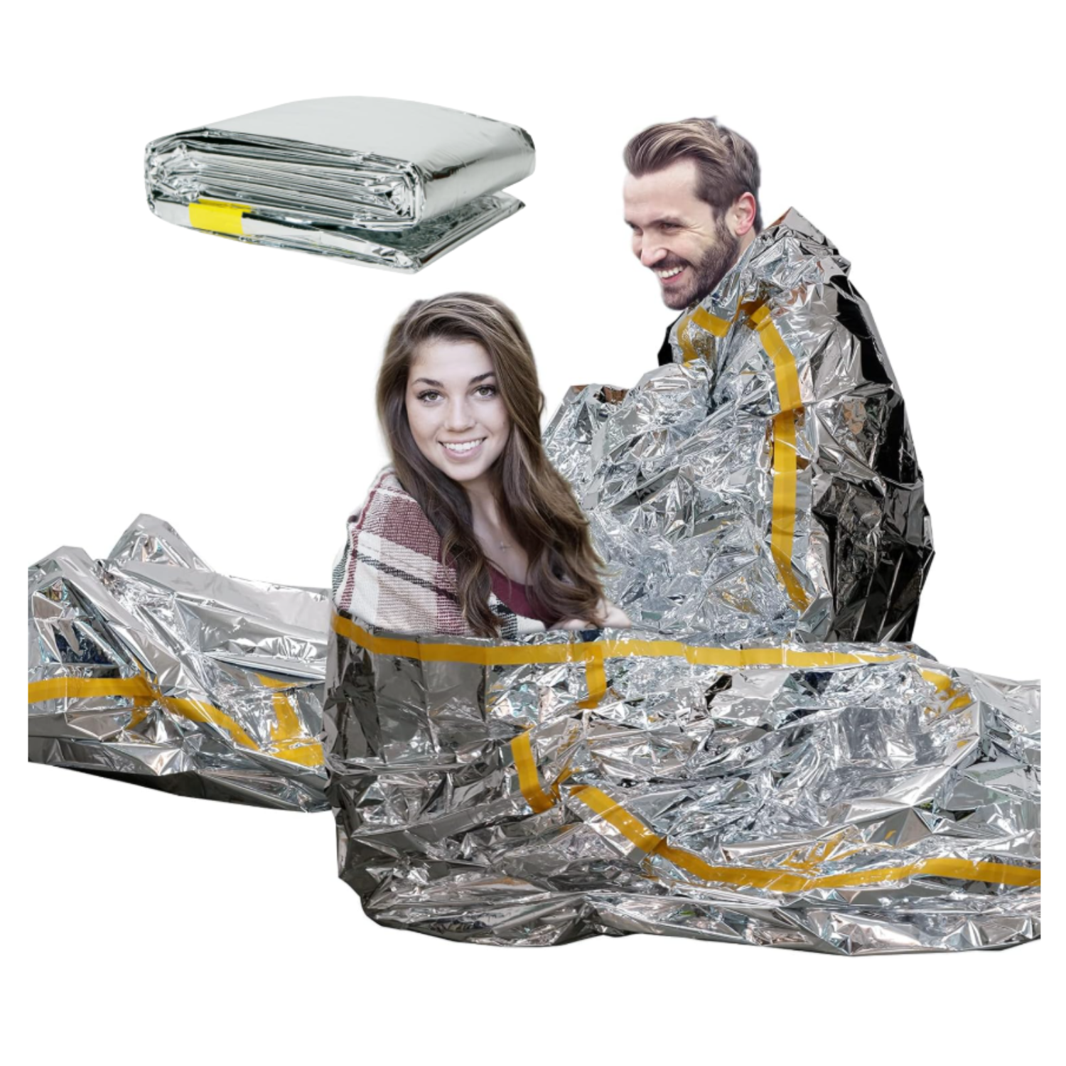 SACO DE DORMIR REFLECTANTE EMERGENCIA WATERPROOF - 1