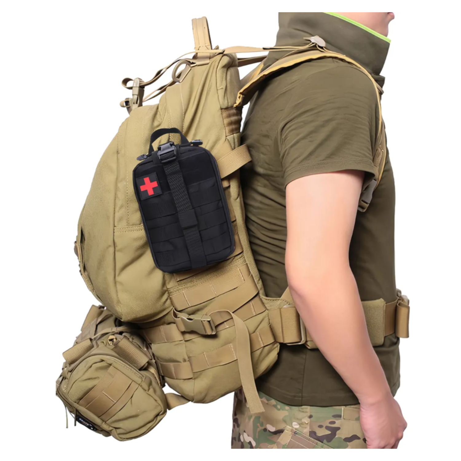 BOLSO DE PRIMEROS AUXILIOS MILITAR TÁCTICO - 10