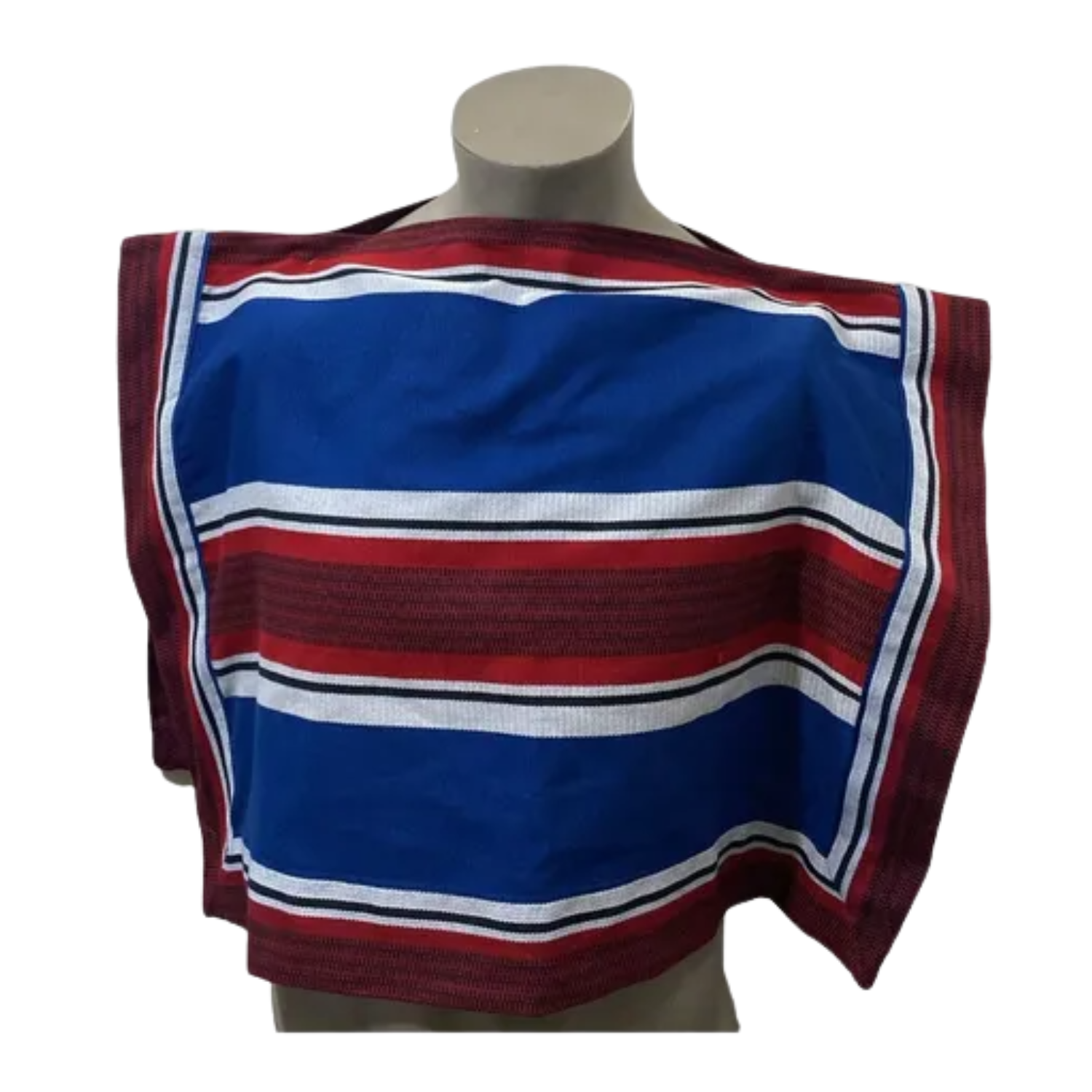 MANTA PONCHO DE HUASO CUECA ADULTO-JUVENIL 67X100CM - 1