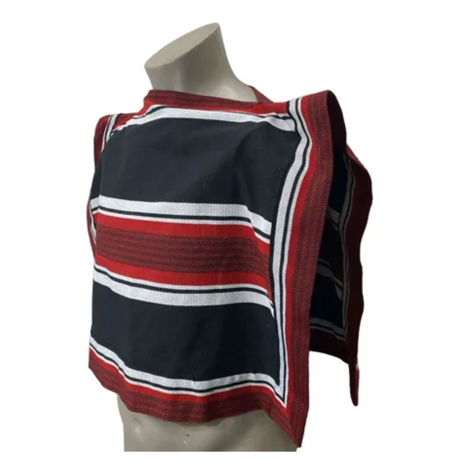 MANTA PONCHO DE HUASO CUECA ADULTO-JUVENIL 90X130CM - 1