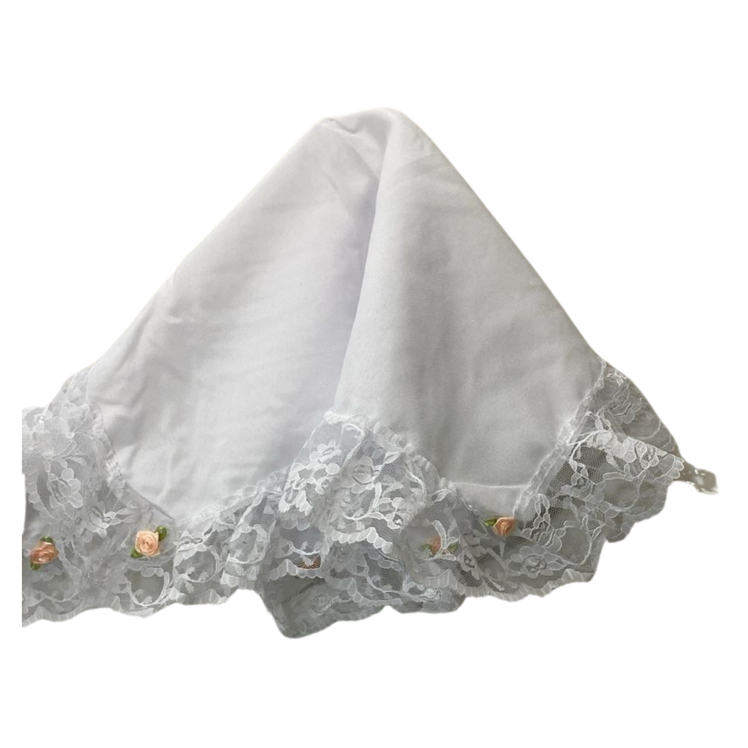 PACK 4 PAÑUELOS DE CUECA CON VELO EN COLOR BLANCO FIESTAS PATRIAS - 4
