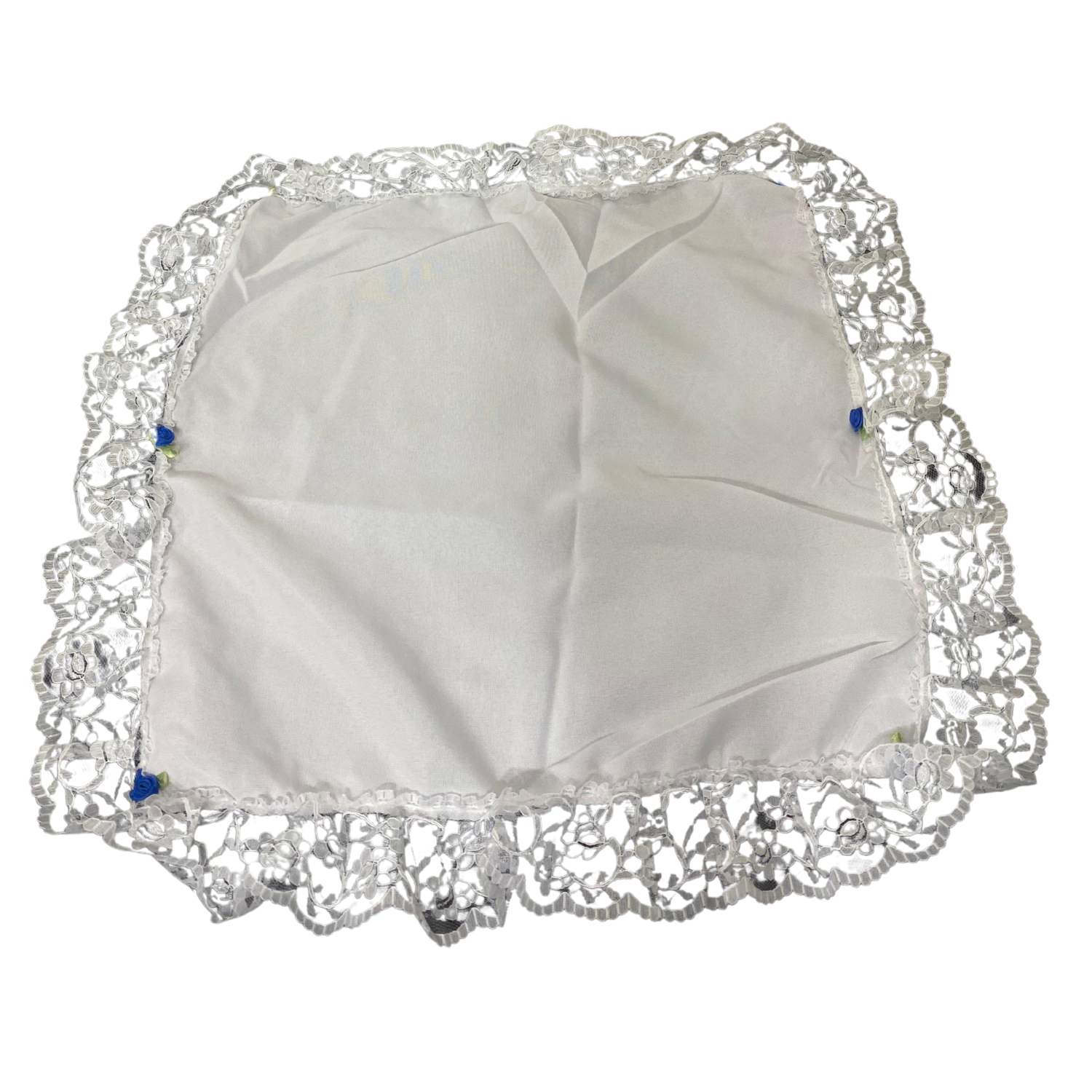 PACK 4 PAÑUELOS DE CUECA CON VELO EN COLOR BLANCO FIESTAS PATRIAS - 6