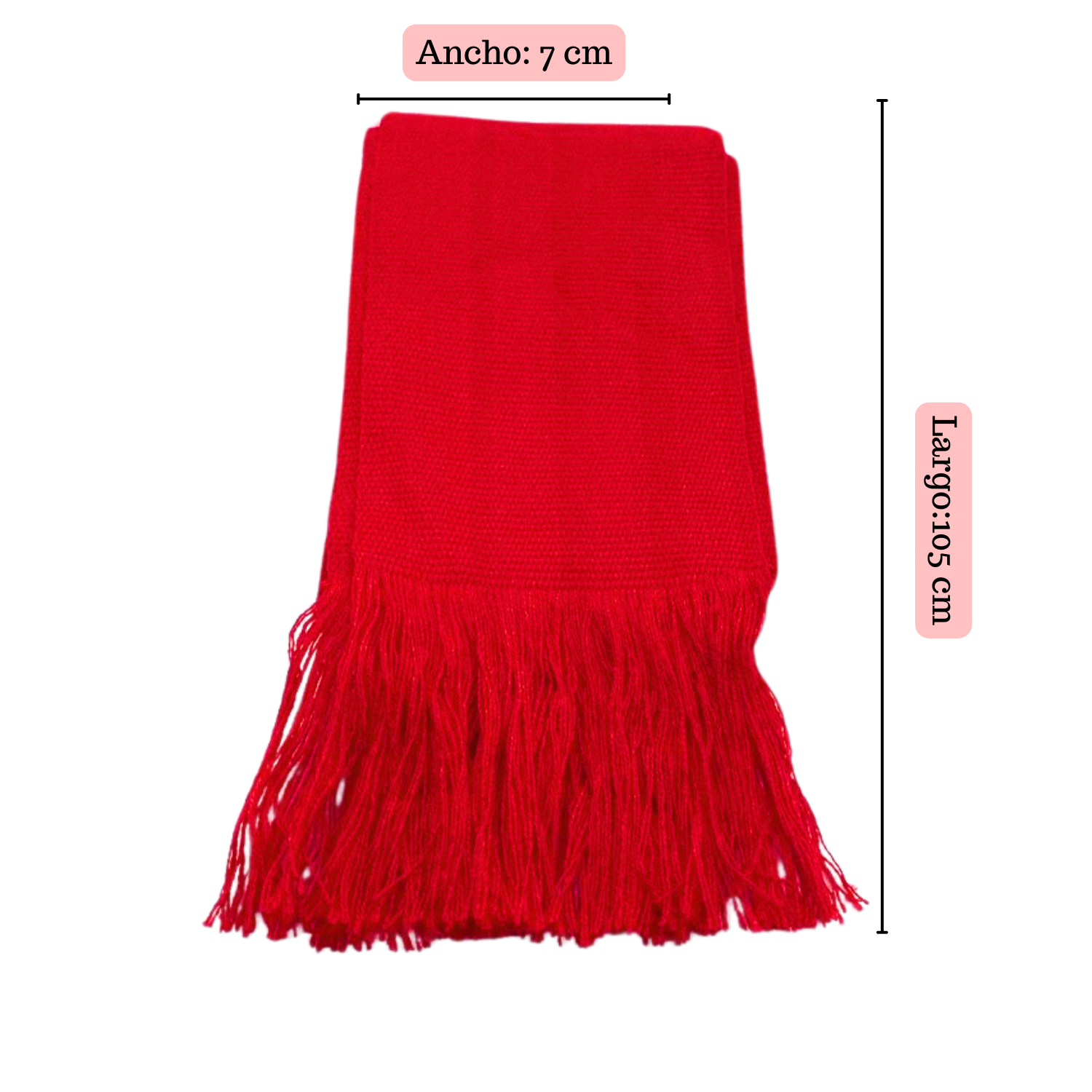 PACK 3 FAJAS TRAJE HUASO COLORES FIESTAS PATRIAS VIVA CHILE 7X105CM - 4
