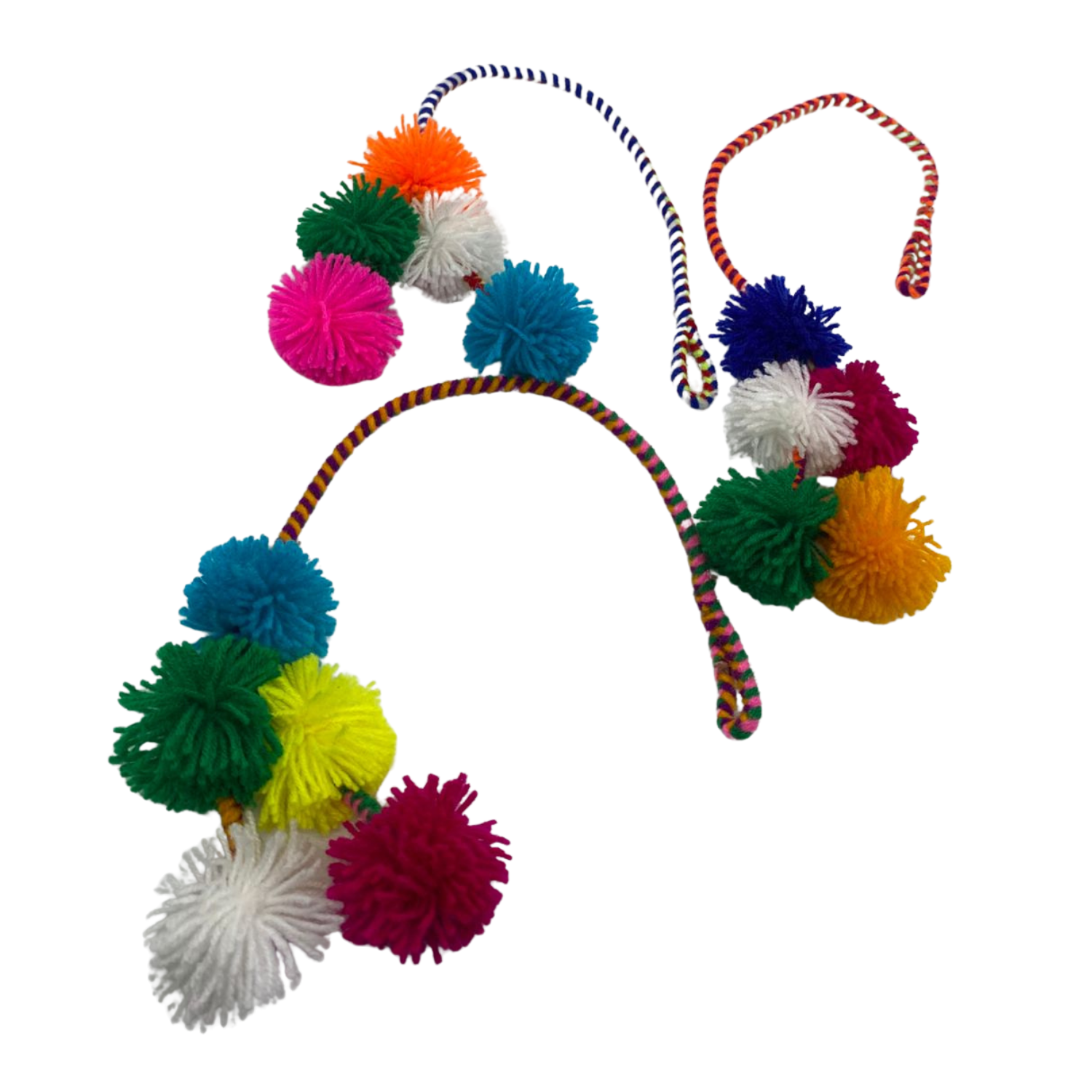 PACK 3 POM POM POMPONES BAILE NORTINO NUEVOS BAILE EL TROTE - 2