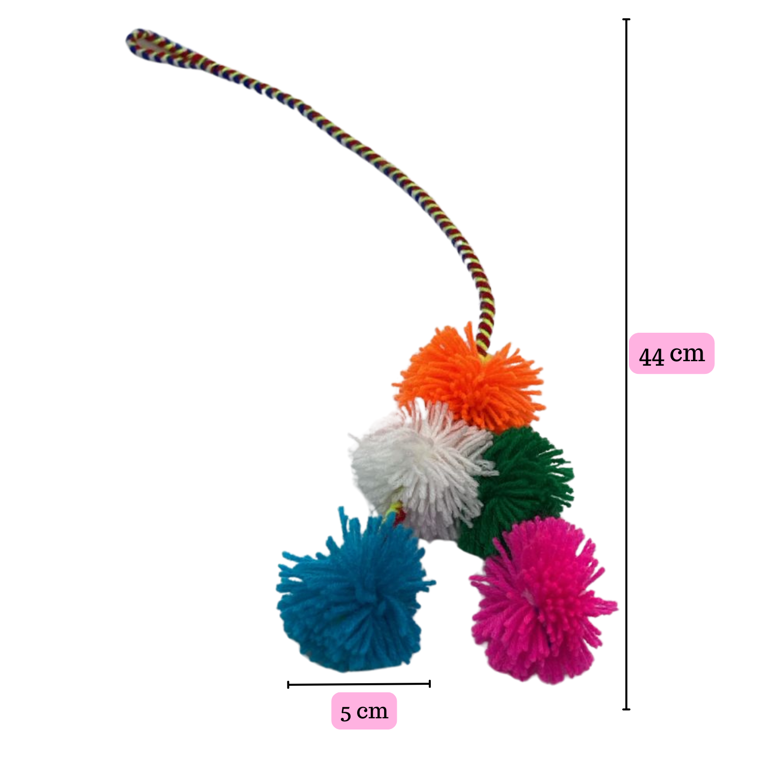 PACK 3 POM POM POMPONES BAILE NORTINO NUEVOS BAILE EL TROTE - 4