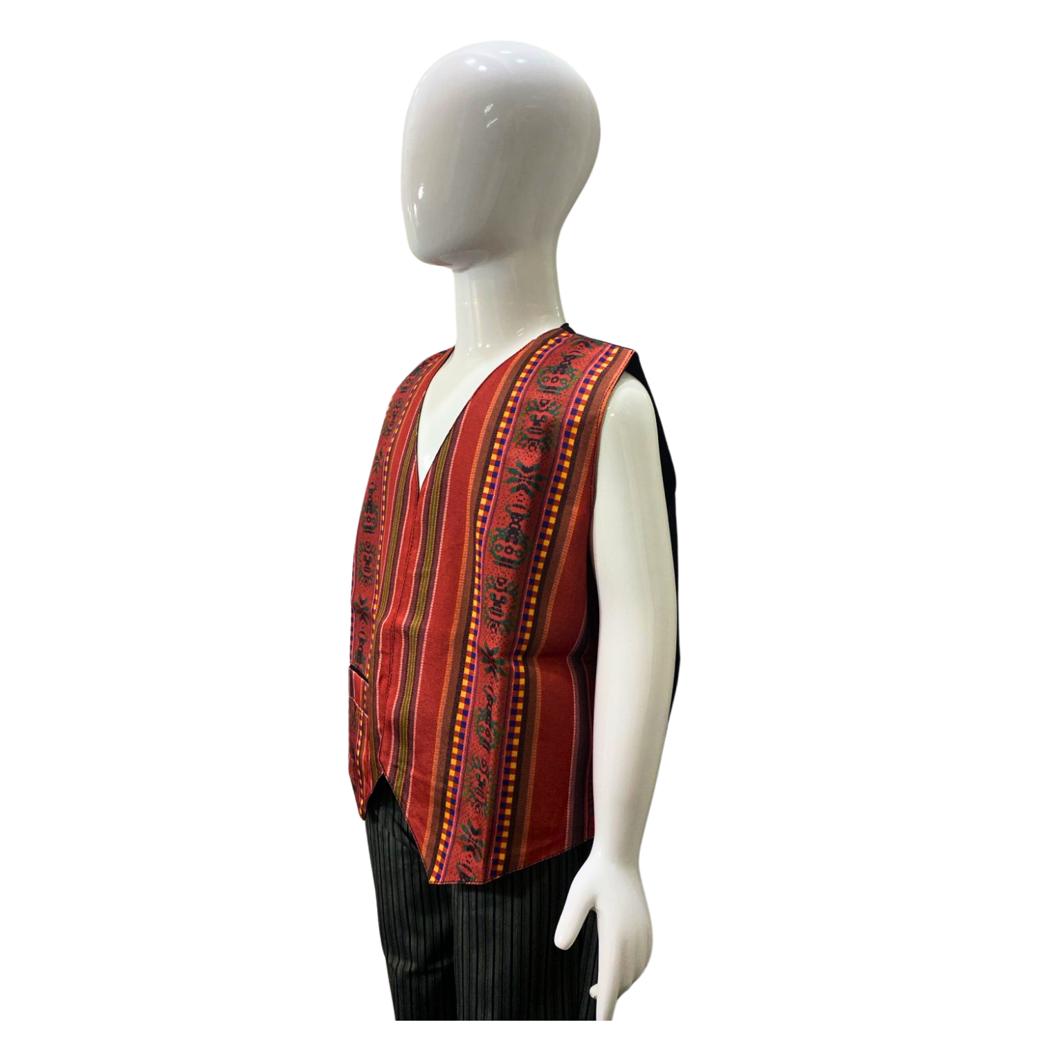 CHALECO BOLERO NORTINO COLORES PARA NIÑOS TRAJE TIPICO FIESTAS PATRIAS - 2
