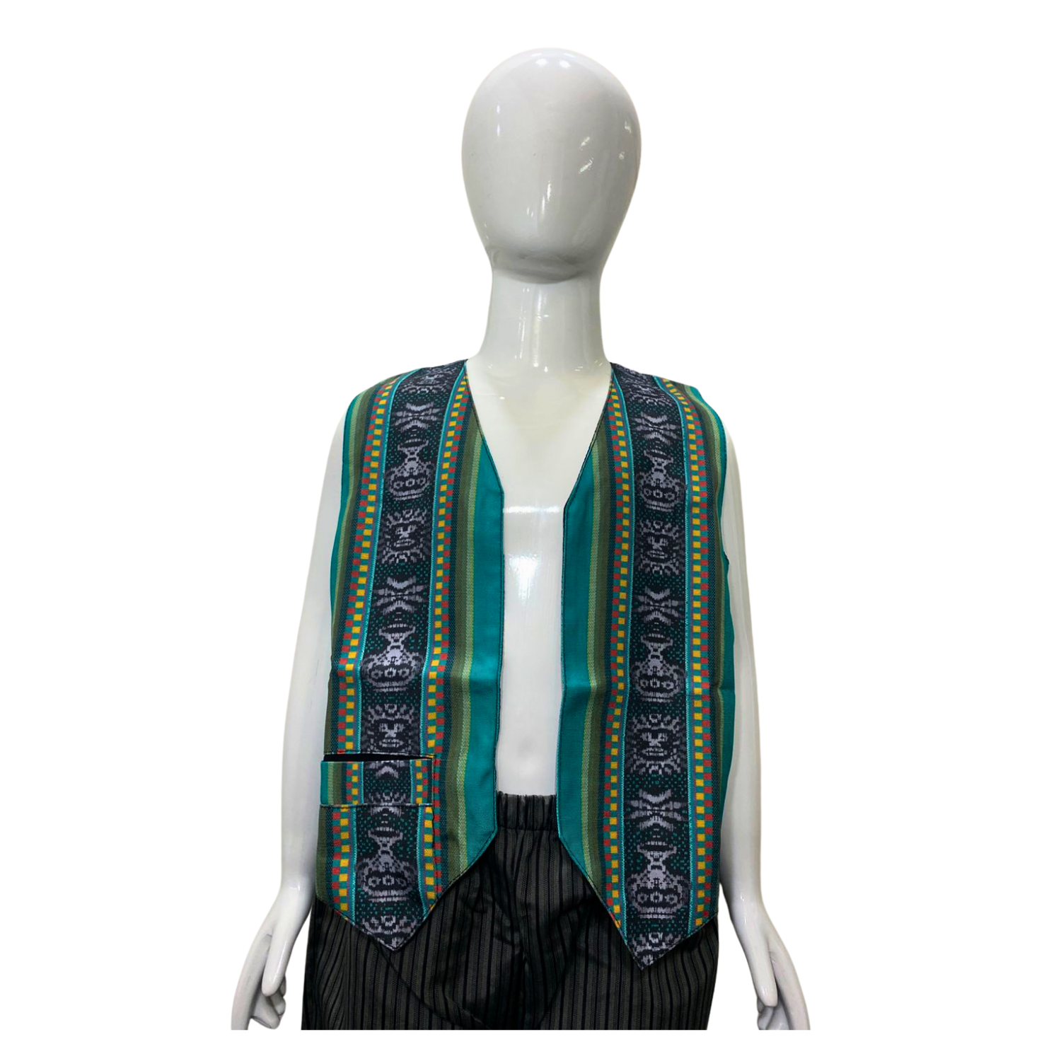 CHALECO BOLERO NORTINO COLORES PARA NIÑOS TRAJE TIPICO FIESTAS PATRIAS - 2
