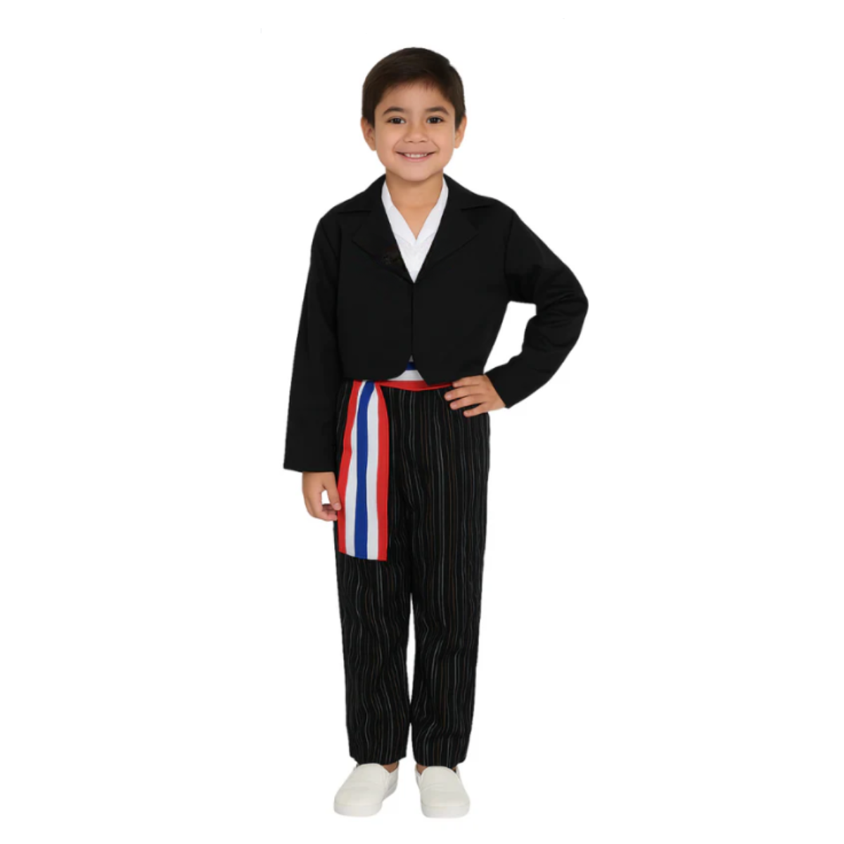 CHAQUETA DE TRAJE HUASO PARA NIÑOS FIESTAS PATRIA 100% NACIONAL - 2