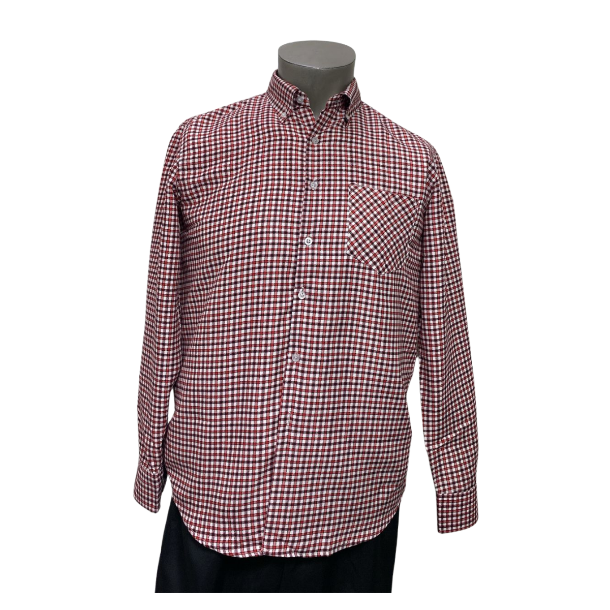 CAMISA CUADRILLE PARA TRAJE HUASO HOMBRE FIESTAS PATRIAS BLANCO ROJO - 2