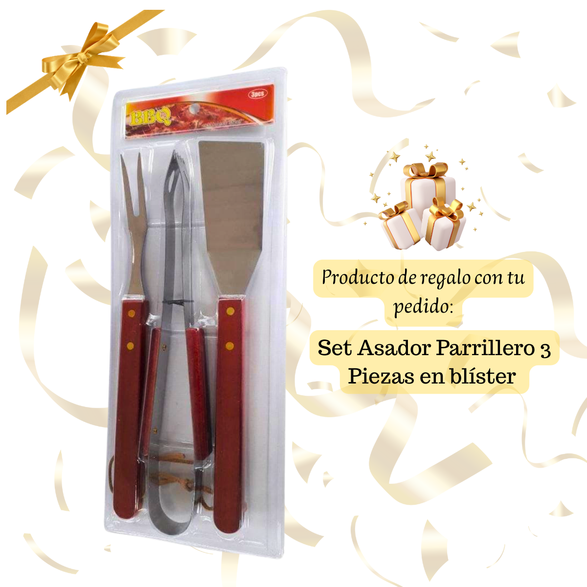 PARRILLA BARBACOA PORTATIL CAMPING + SET DE REGALO - 8