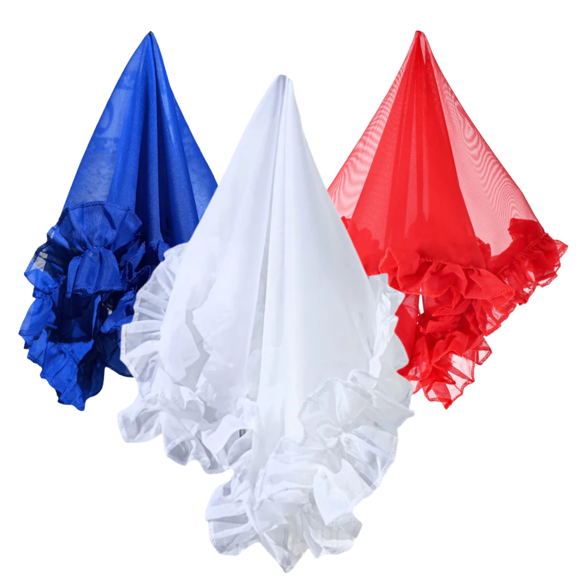 PACK 3 PAÑUELO CUECA NIÑA MUJER BAILE FIESTAS PATRIAS VARIOS DISEÑO - 1