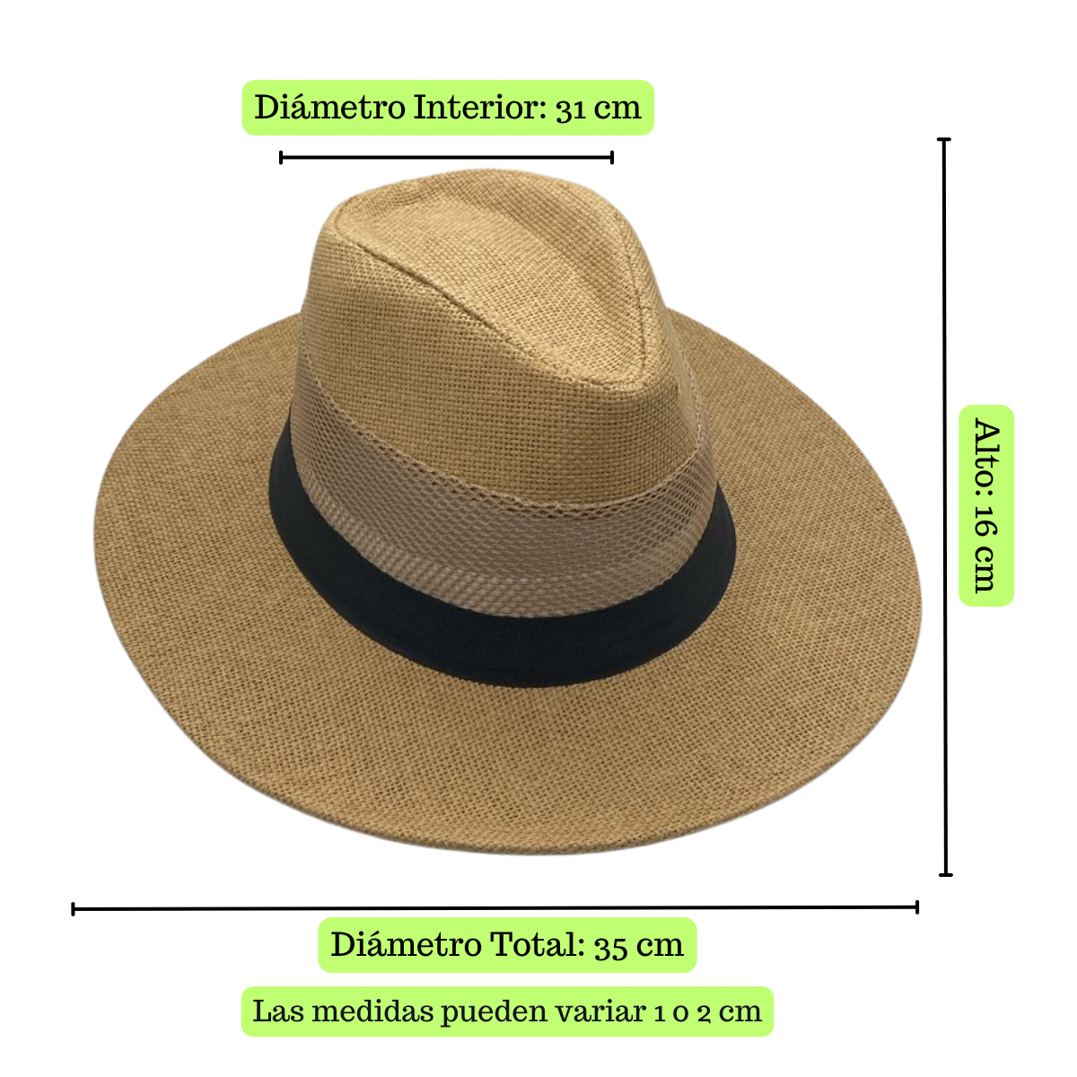SOMBREROS DE SOL SOMBRERO DE MUJER GORRO HOMBRE UNISEX - 2
