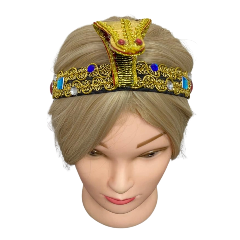 2 TOCADOS CLEOPATRA REINA EGIPCIA CINTILLO HALLOWEEN 2025 - 2