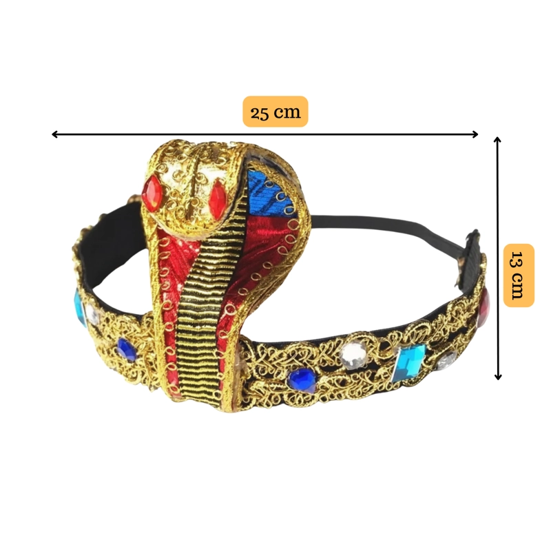 2 TOCADOS CLEOPATRA REINA EGIPCIA CINTILLO HALLOWEEN 2025 - 5