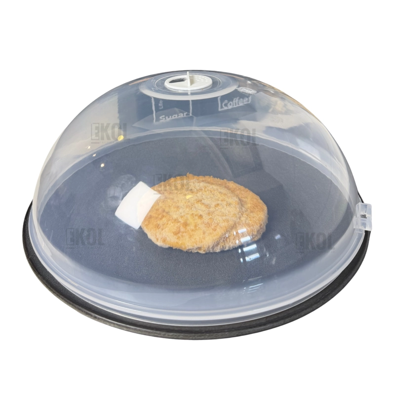 TAPA HORNO MICROONDAS ANTI SALPICADURA CAMPANA CUBRE PLATOS - 1