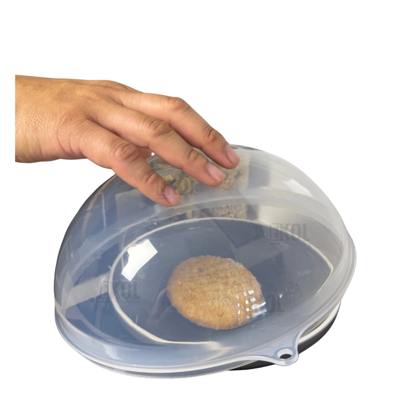 TAPA HORNO MICROONDAS ANTI SALPICADURA CAMPANA CUBRE PLATOS - 2