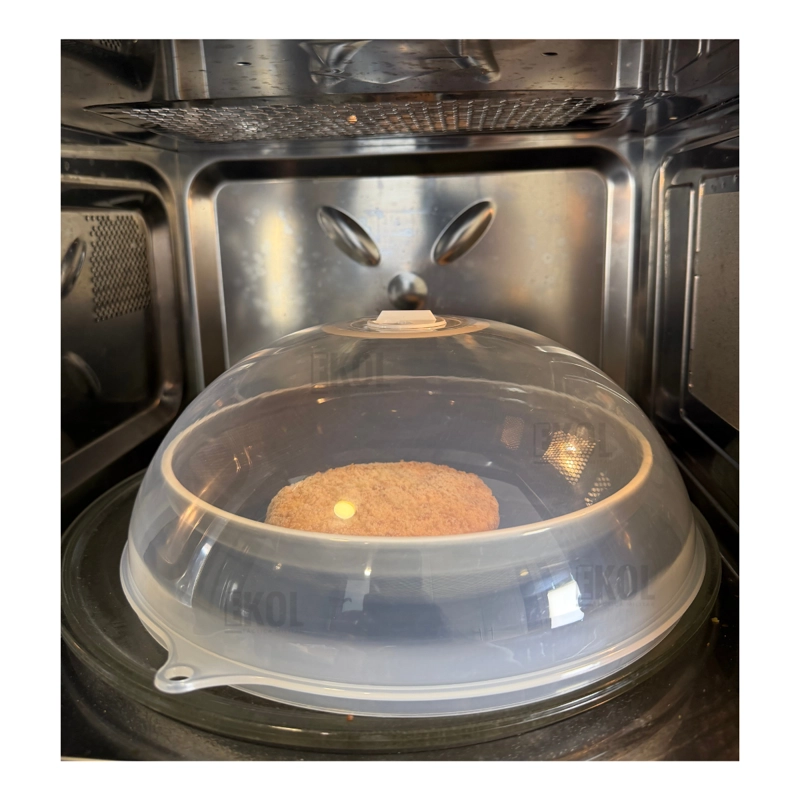 TAPA HORNO MICROONDAS ANTI SALPICADURA CAMPANA CUBRE PLATOS - 4