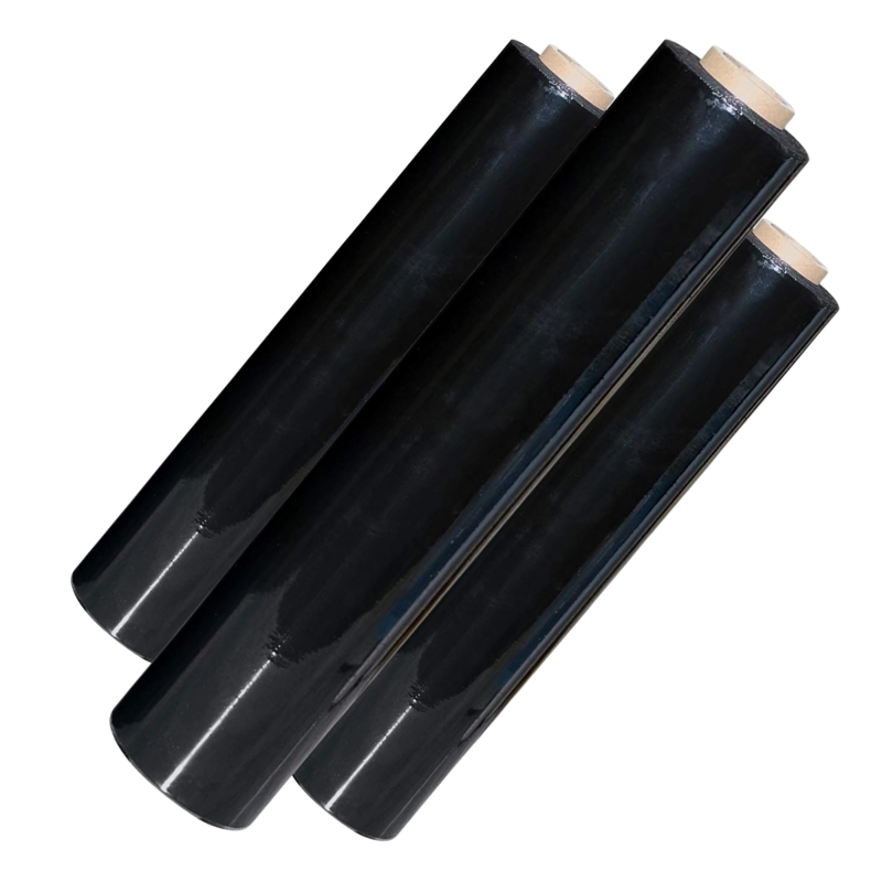 ALUSA INDUSTRIAL MUDANZA 3KG FILM PLASTICO NEGRO DE EMBALAJE - 3