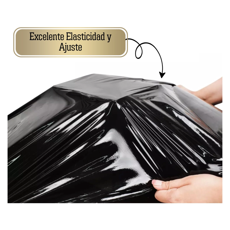 ALUSA INDUSTRIAL MUDANZA 3KG FILM PLASTICO NEGRO DE EMBALAJE - 6