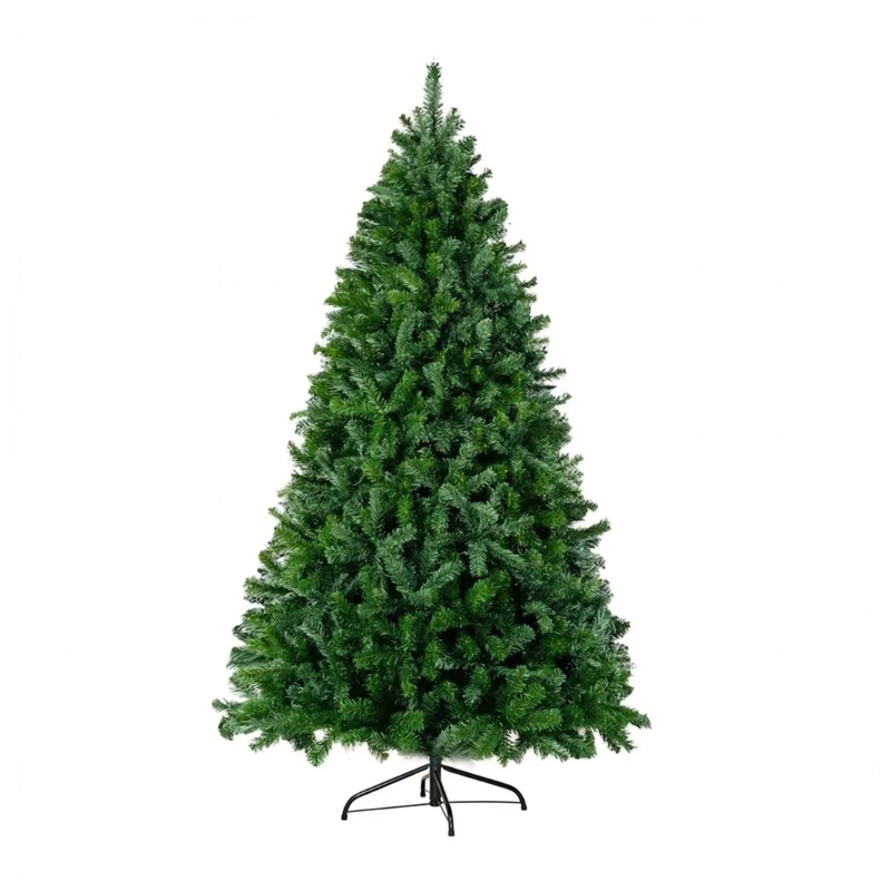 ARBOL DE NAVIDAD PREMIUM FRONDOSO 210 CM PINO DE NAVIDAD COLOR VERDE CLASICO - 2
