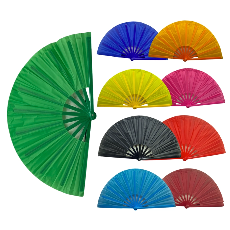 ABANICOS GRANDES MULTICOLORES BAILES PRIMAVERA VERANO ELEGANTES SURTIDOS - 1