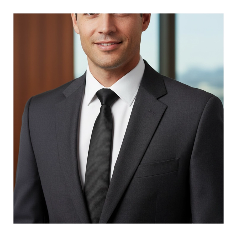CORBATA DE HOMBRE ESTILO ELEGANTE FORMAL VESTUARIO SEGURIDAD 140 CM - 5