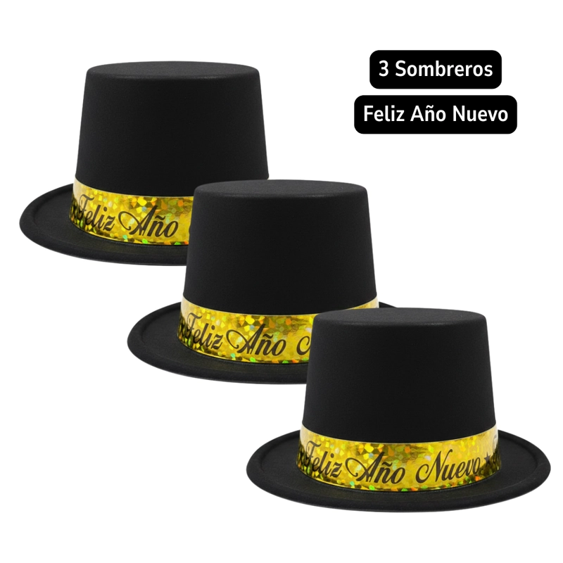 SET COTILLON AÑO NUEVO PREMIUM 30 PIEZAS - 8