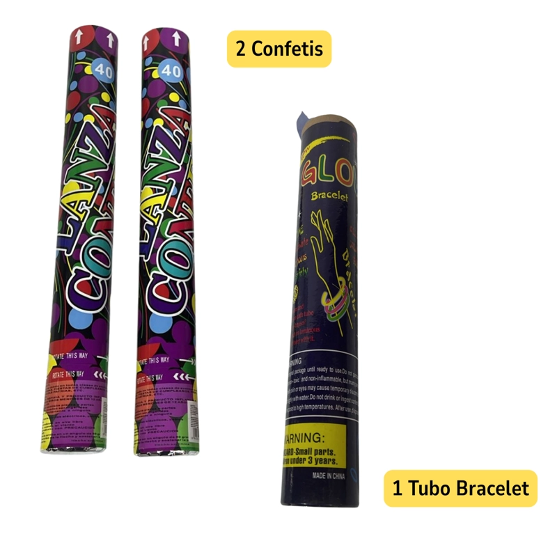KIT PREMIUM COTILLON AÑO NUEVO CON GLOBOS 36 PIEZAS - 4