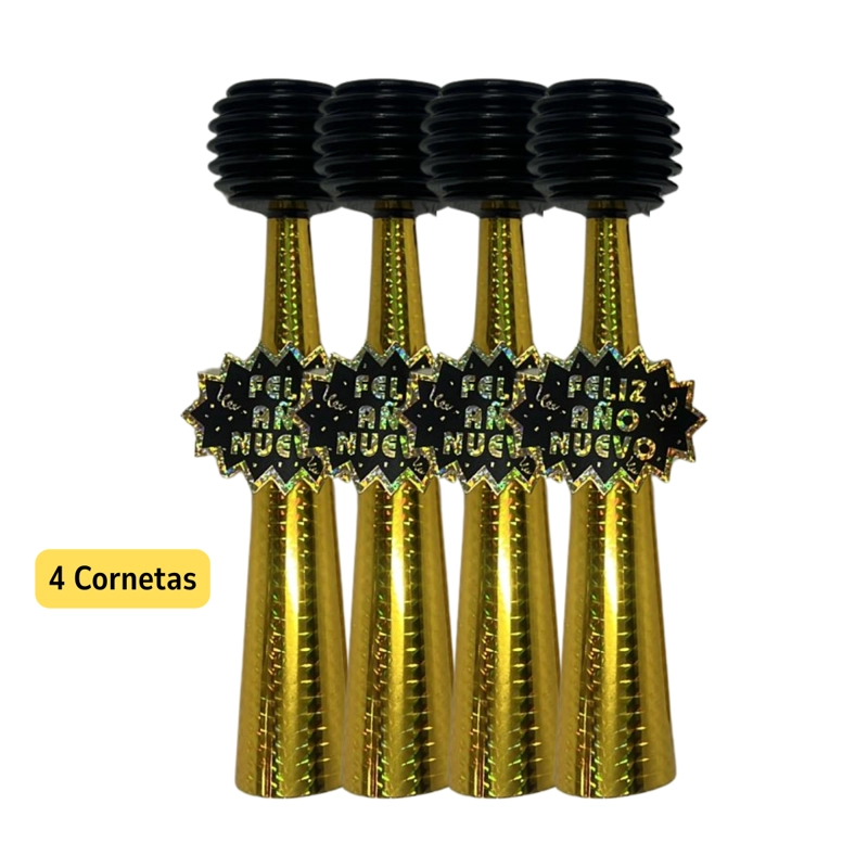 KIT PREMIUM COTILLON AÑO NUEVO CON GLOBOS 38 PIEZAS - 3
