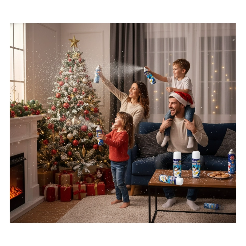 12 NIEVES SPRAY NIEVE ARTIFICIAL COTILLON NAVIDAD FIESTAS - 4
