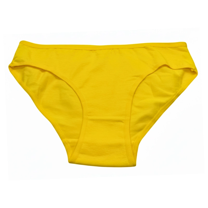 PANTALETAS CALZON CALZONCILLO AMARILLO TALLA XL MUJER 95% ALGODON Y 5% SPANDEX - 2