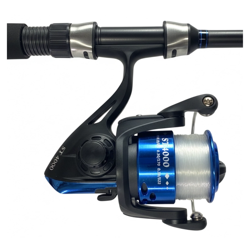 SET PESCA CAÑA DE PESCAR TELESCOPICA MOSQUERO CARRETE PESCA - 7