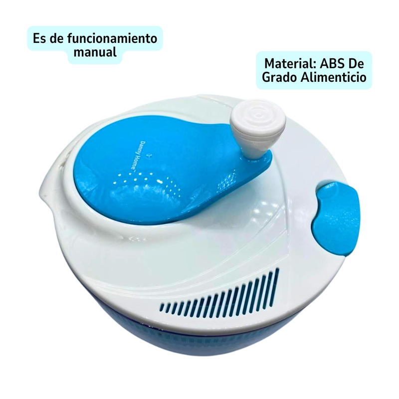 CENTRIFUGADOR SECADORA DE LECHUGA ESCURRIDOR DE VERDURAS PREMIUM - 4
