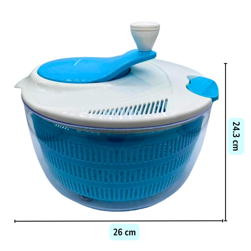 CENTRIFUGADOR SECADORA DE LECHUGA ESCURRIDOR DE VERDURAS PREMIUM - 9