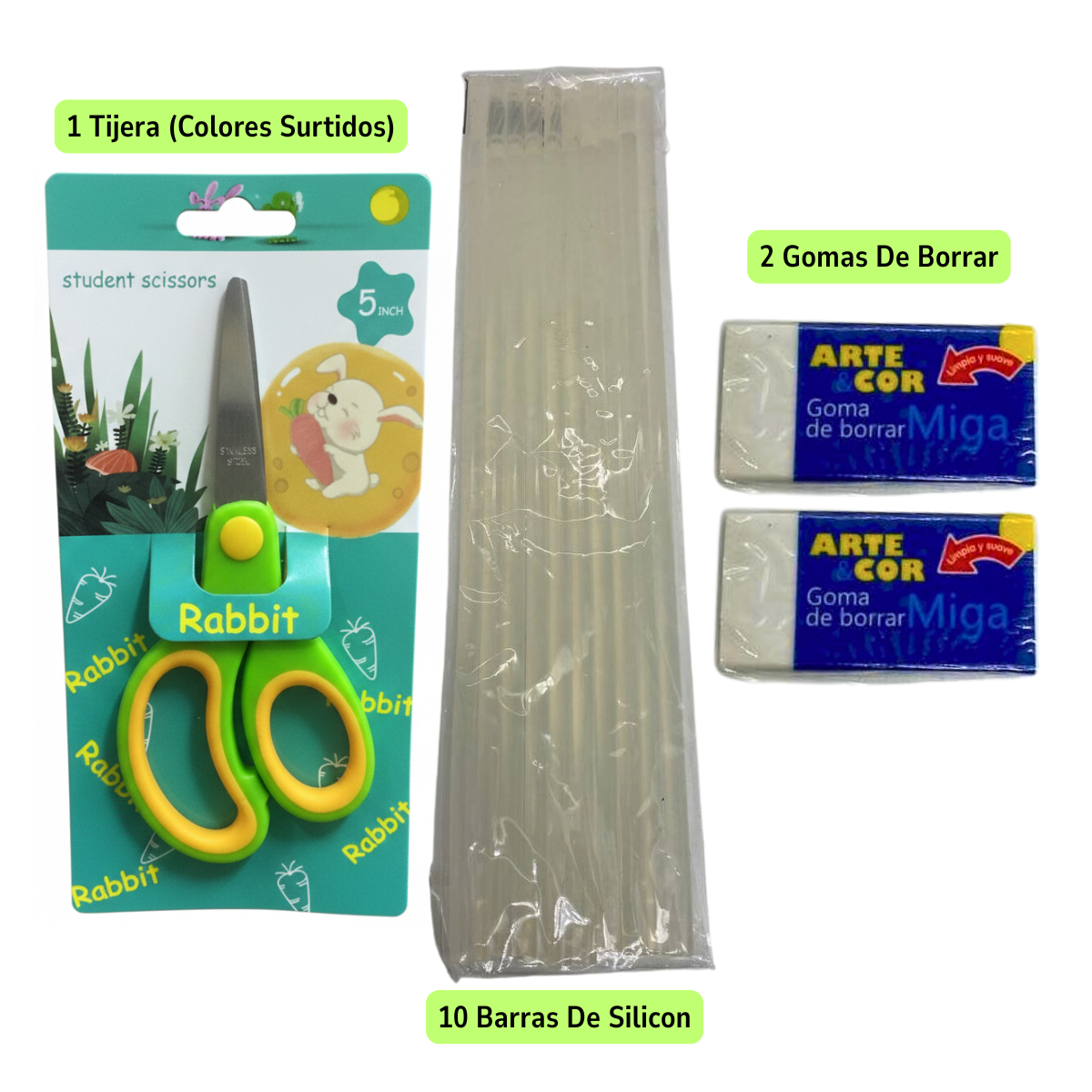 PACK 75 UTILES ESCOLARES COMBO ESCOLAR SECUNDARIO LISTA - 8