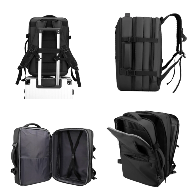 MOCHILA BOLSO EXPANDIBLE 5 COMPARTIMIENTOS, 4 CIERRES - 5