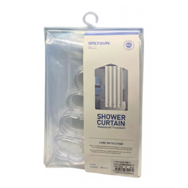 JUEGO ACCESORIOS SET DE BAÑO 6 PIEZAS CEPILLO WC BLANCO + CORTINA DE OBSEQUIO - 2