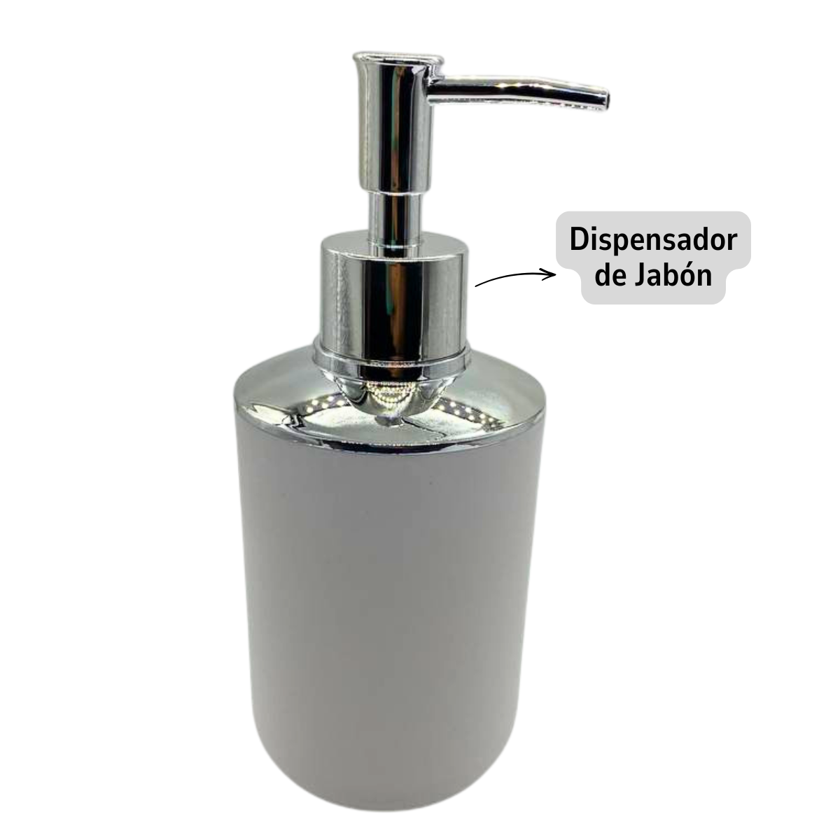 JUEGO ACCESORIOS SET DE BAÑO 6 PIEZAS CEPILLO WC BLANCO + CORTINA DE OBSEQUIO - 5