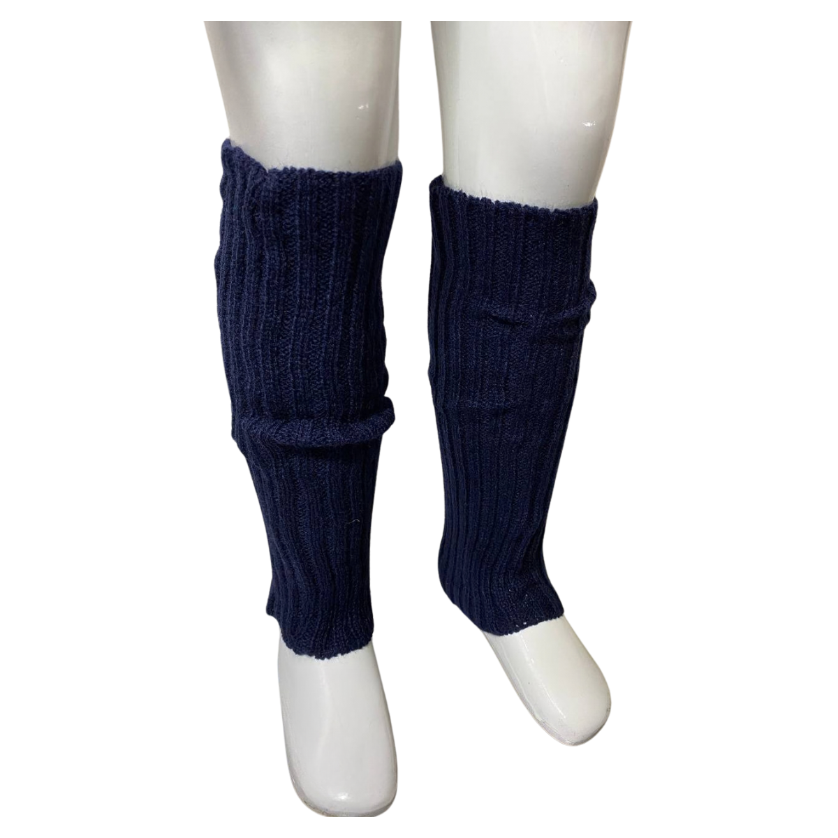 POLAINAS DE LANA PARA NIÑAS - AZUL CLASICO - TALLE UNICO - 2