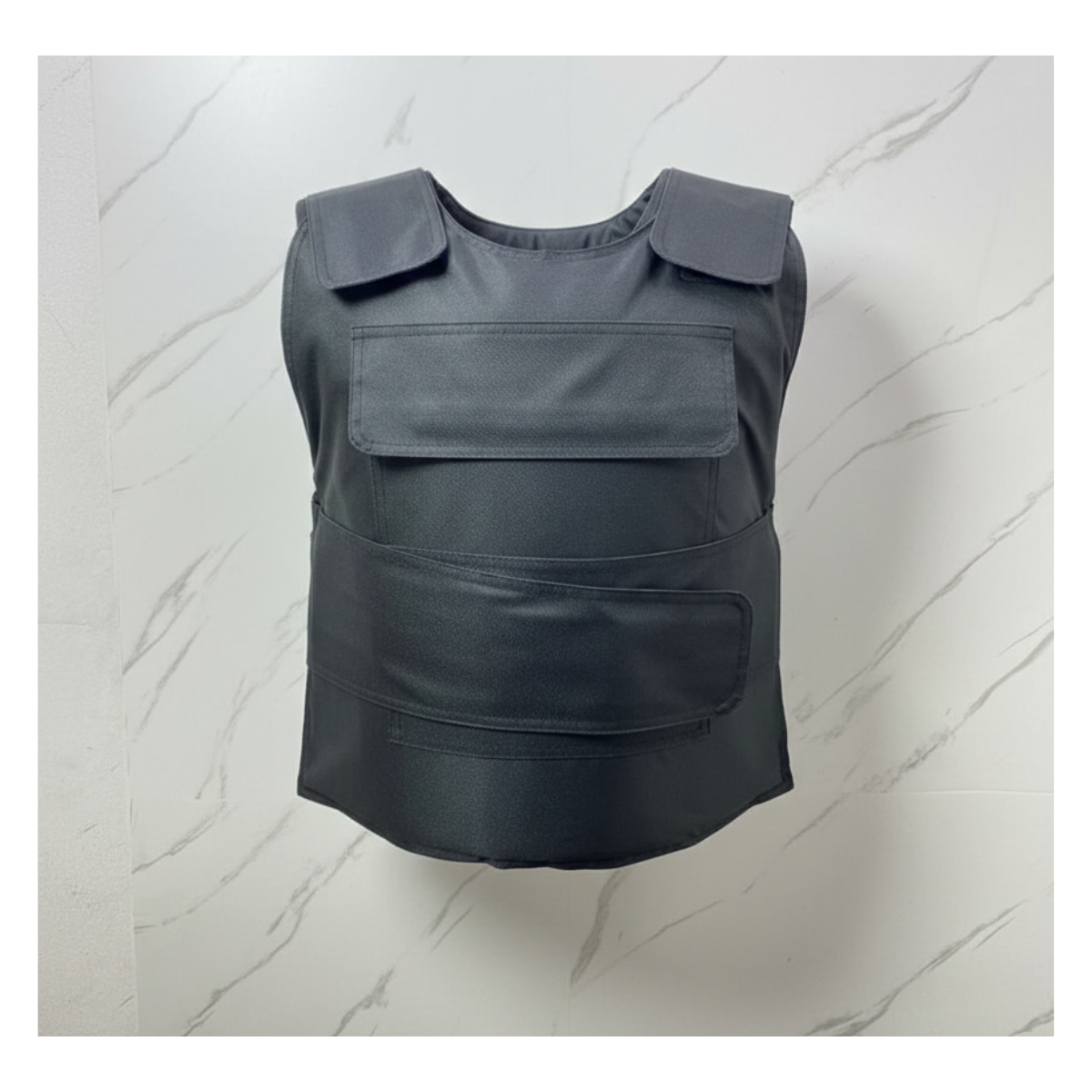 CHALECO DE SEGURIDAD TACTICO ANTI CORTE AJUSTABLE GUARDIAS NEGRO TALLA UNICA - 2