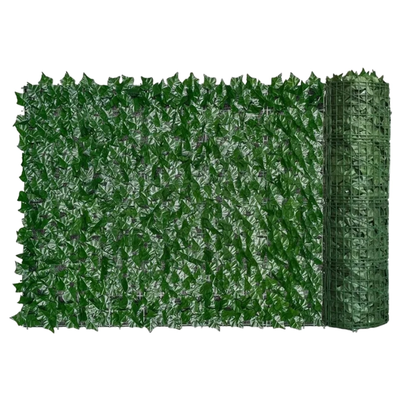PACK 2 MALLAS CERCA DE HOJAS PLANTA ENREDADERA ARTIFICIAL JARDIN 100X300 CM - 2